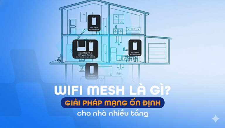 Wi-Fi Mesh là gì? Giải pháp phủ sóng Internet toàn diện